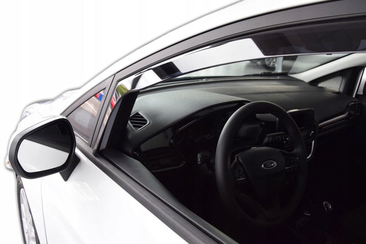 Heko vindavviser til Ford Fiesta Mk7 – sort og transparent