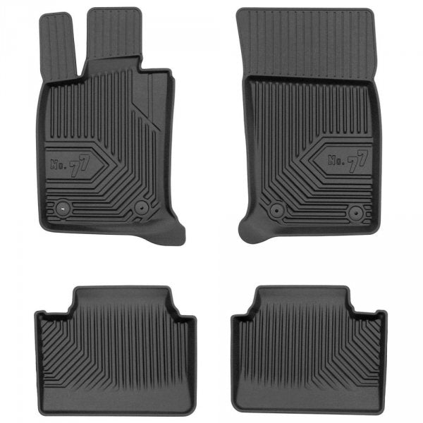 Frogum 3D Premium gulvmatter i TPE til Porsche Panamera II (971) 2016-2023 – svart sett à 4