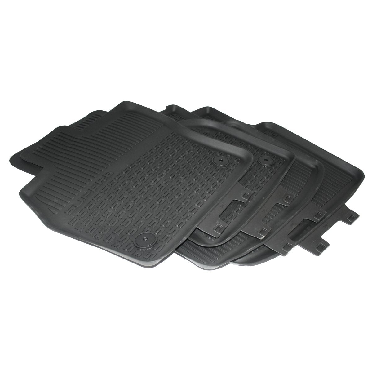 VAG OEM gulvmatter til Skoda Superb III – titanium black med SuperB logo