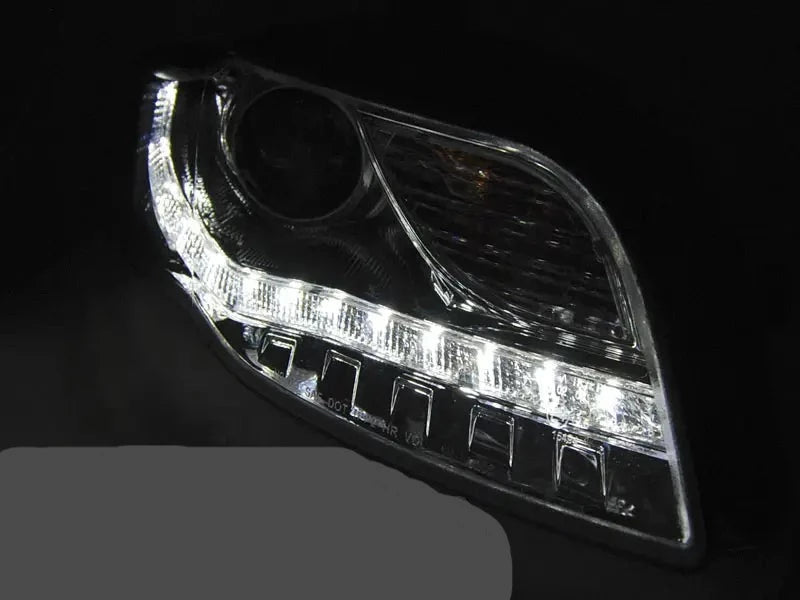 Frontlykter Audi A4 B7 11.04-03.08 Daylight Led IND. Chrome | Nomax.no🥇_5