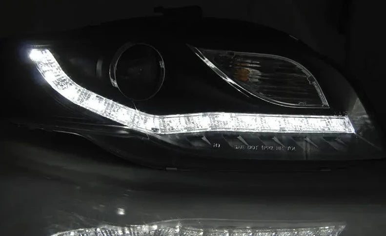 Frontlykter Audi A4 B7 11.04-03.08 Daylight Led IND. Black | Nomax.no🥇_4