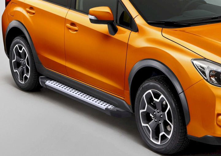 Stigtrinn Rival til Subaru XV I Crosstrek 2011-2016 i aluminium og ABS