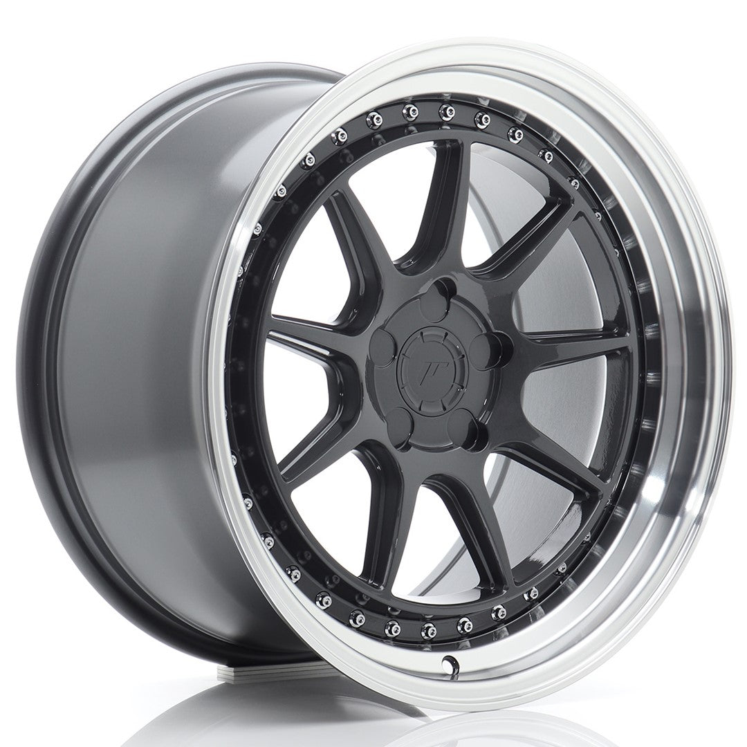 Felg JR Wheels JR47 18x9,5" Hyper Gray – sett forfra