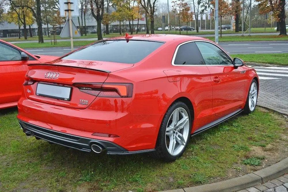 Sentersplitter Bak (Med vertikale finner) Audi A5 F5 S-Line | Nomax.no🥇_1