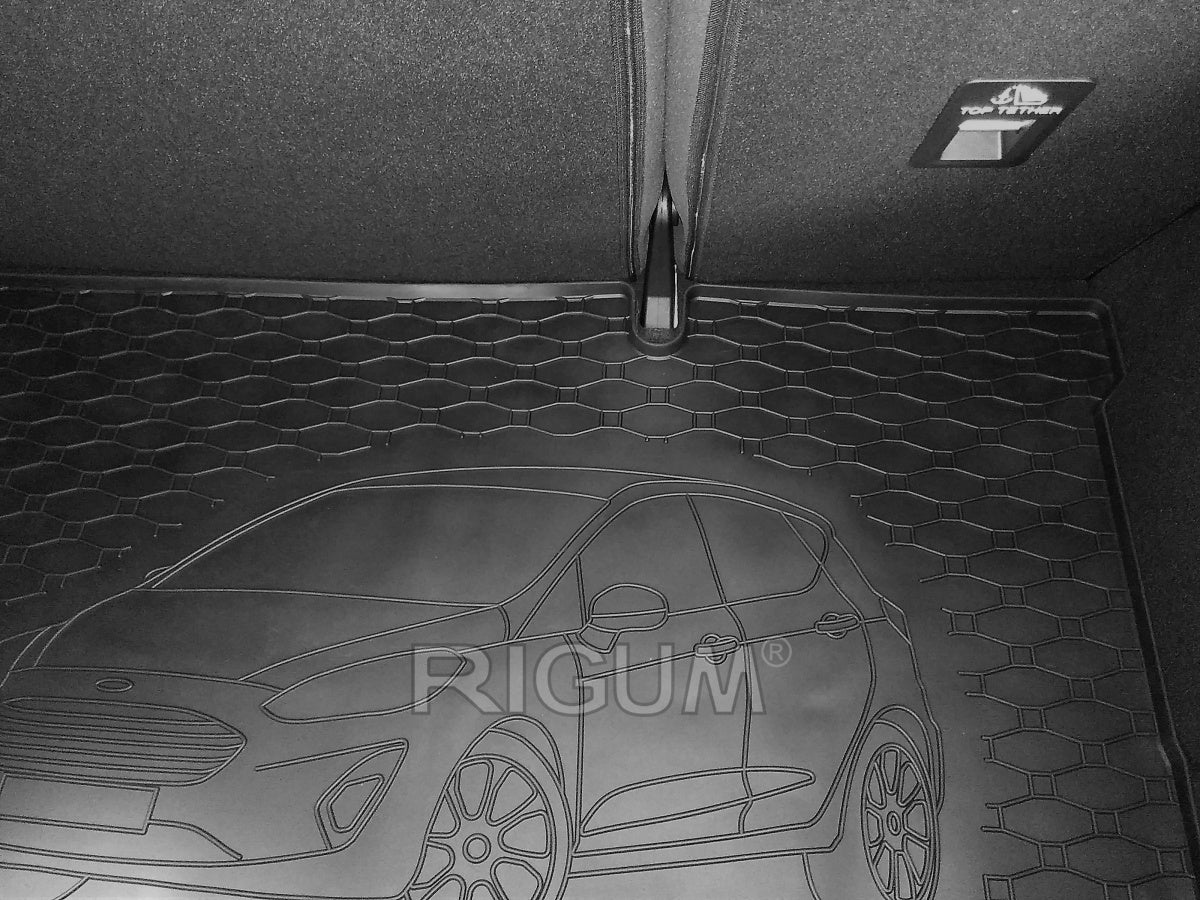 Rigum bagasjeromsmatte til Ford Fiesta Mk7 – olje- og bensinbestandig