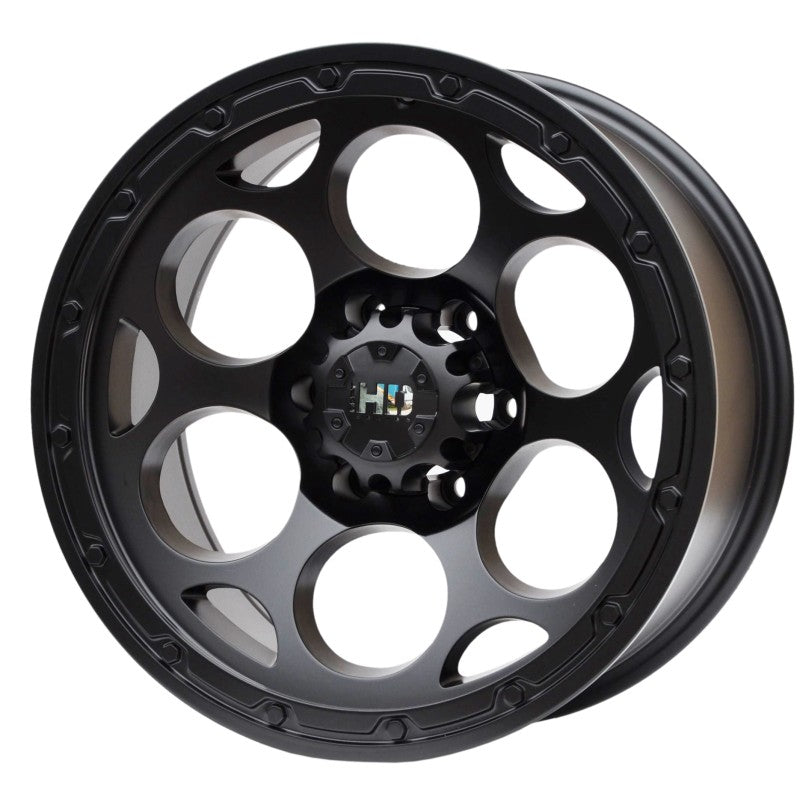 Felger 6x139,7 17x9 ET-10 CB110 svart blank