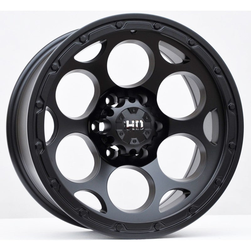 Felger 6x139,7 17x9 ET-10 CB110 svart blank