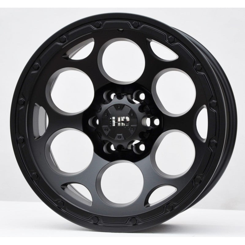 Felger 6x139,7 17x9 ET-10 CB110 svart blank