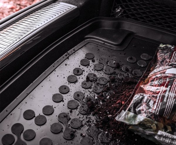 Bagasjeromsmatte Mercedes C - Klasse (W204) (2007-2014) – TPE - Gummi - detaljer