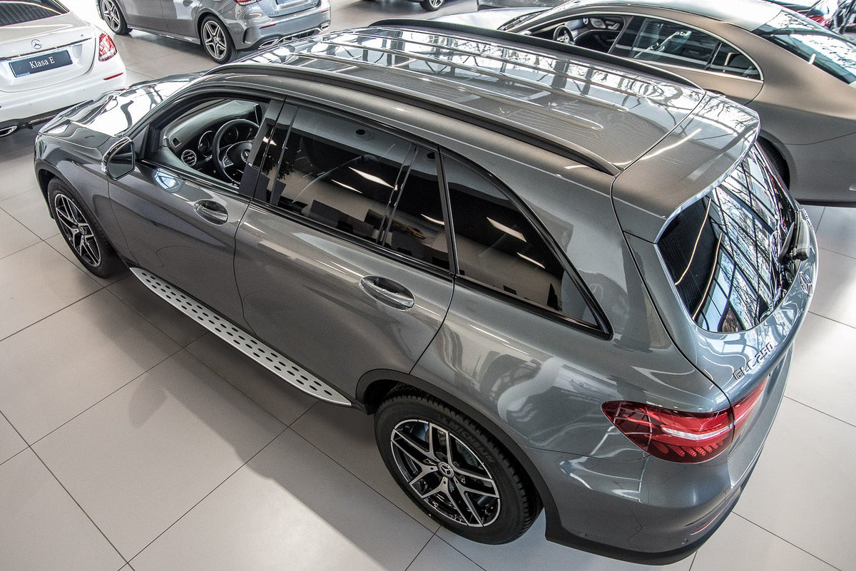 Stigtrinn Mercedes GLC (X253) Ventshield (2015-2022) - sett bakfra