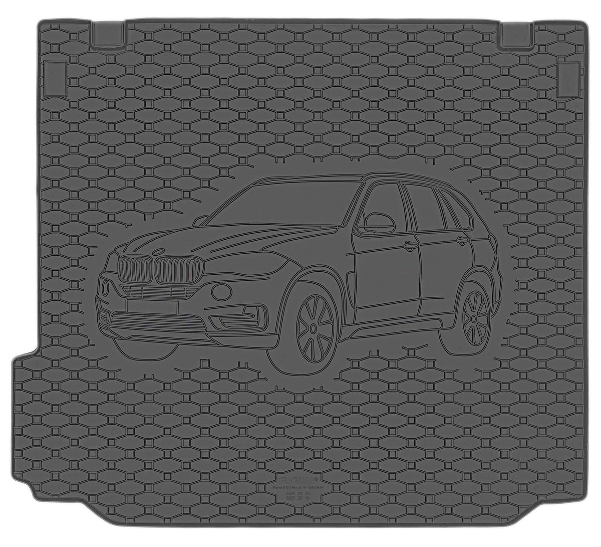 Rigum bagasjeromsmatte til Bmw X5 (E70) / X5 (F15) – luktfri gummi