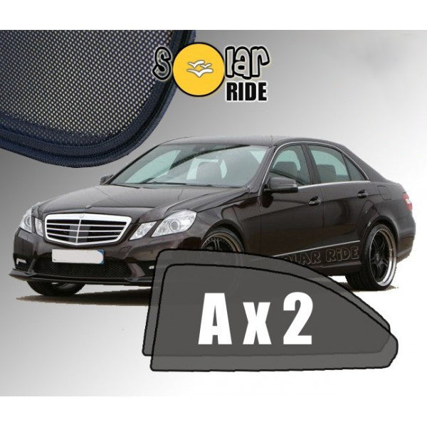 Sr solskjerm i akryl til Mercedes E-Klasse (W212) Sedan, vindavviser og regnbeskyttelse