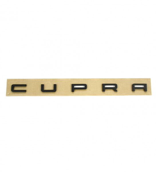 Emblem/logo til Cupra Seat Leon (5F) > Black matt i ABS-materiale med original Seat passform