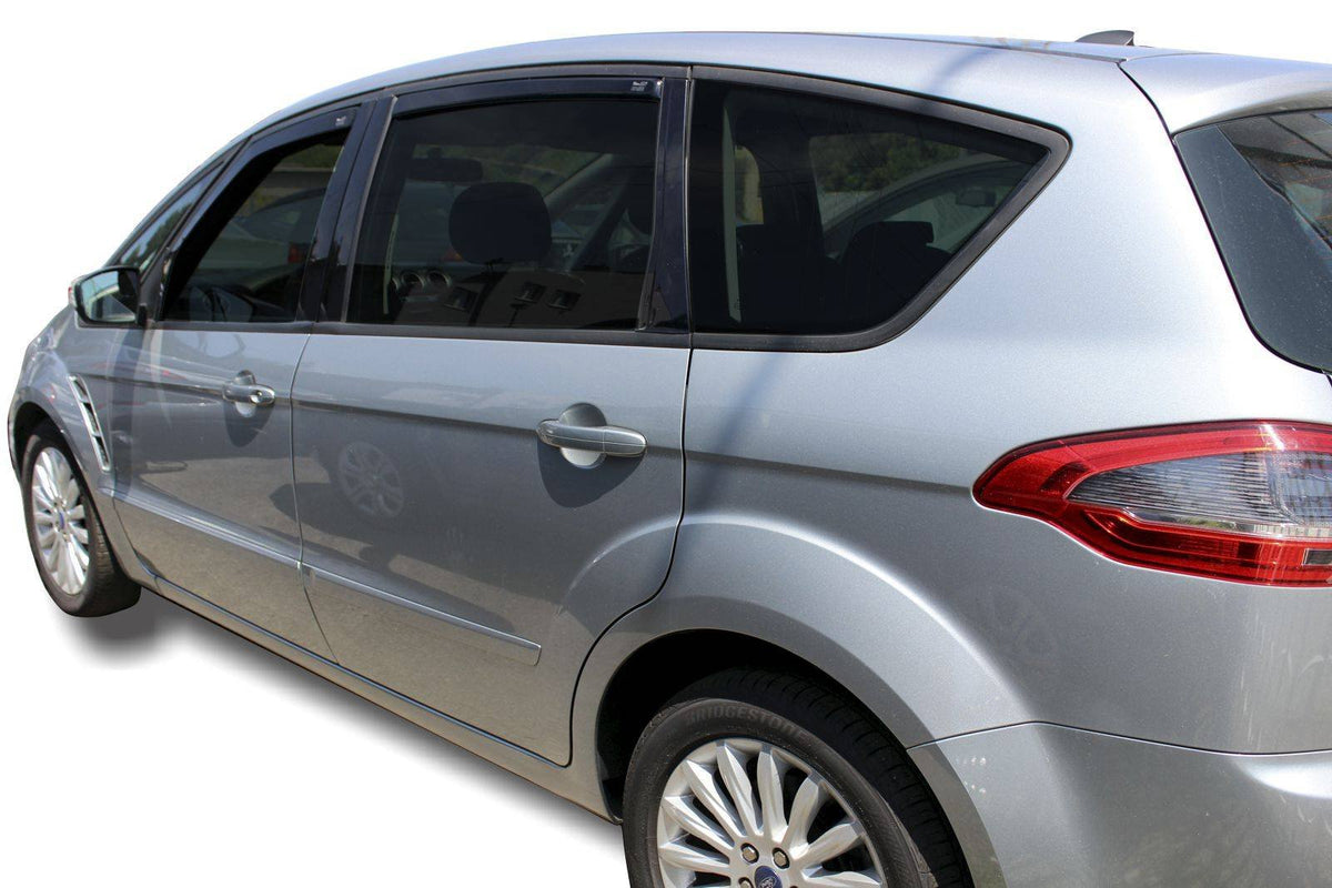 Vindavviser Ford S-Max I Facelift / sett 4 stk. (2010-2014) – PMMA Plexi - nærbilde