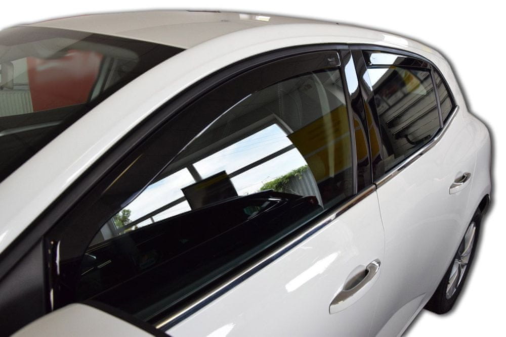 Heko vindavviser til Renault MEGANE IV HATCHBACK 5-dørs 2016→ sett 4 stk. – røykfarget