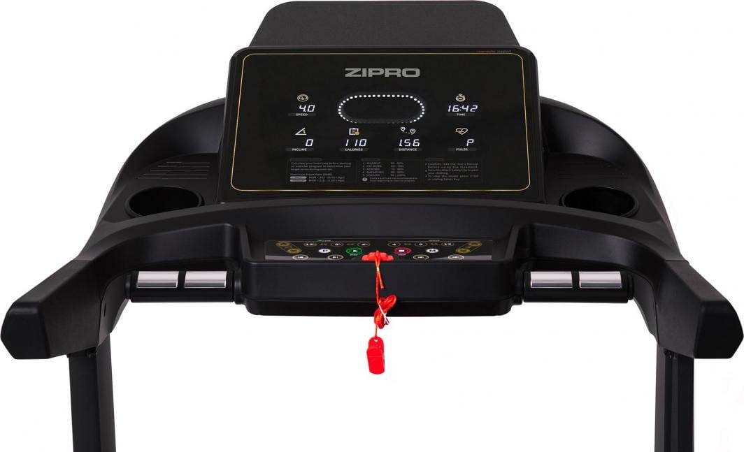 Tredemølle 1–20km/t, Løpeflate 140x51,5cm, 150kg Zipro Pacemaker IConsole+