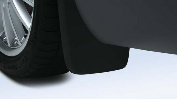 VAG OEM skvettlapp til Audi A6 C7 Allroad / Black - sett 2 stk. – svart plast