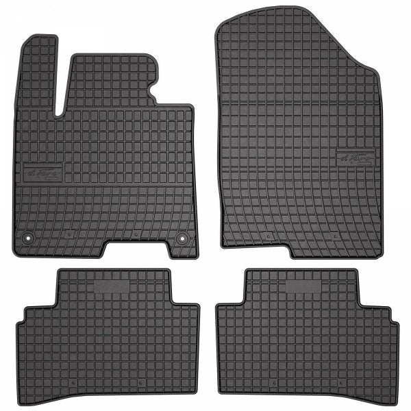 Frogum gummimatter til Kia Sportage V (2021-) – svart, 4 stk., 1 cm sidekant, TÜV-godkjent