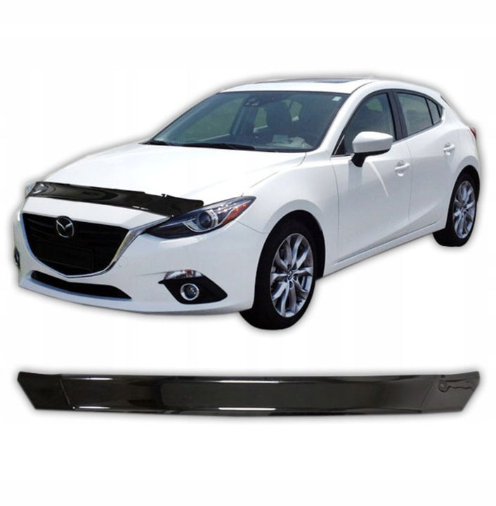 Scoutt panserbeskytter i akryl for Mazda 3 III (2013-2018) med enkel montering og steinsprutbeskyttelse