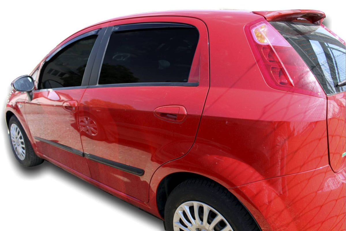 Vindavviser Fiat PUNTO GRANDE /EVO 5-dørs (2006-2012) – PMMA Plexi - nærbilde