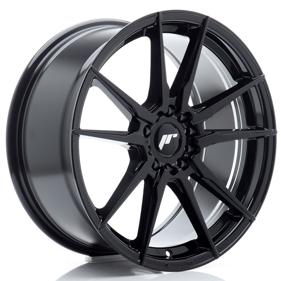 Felg JR Wheels JR21 18x8,5" Black – sett forfra