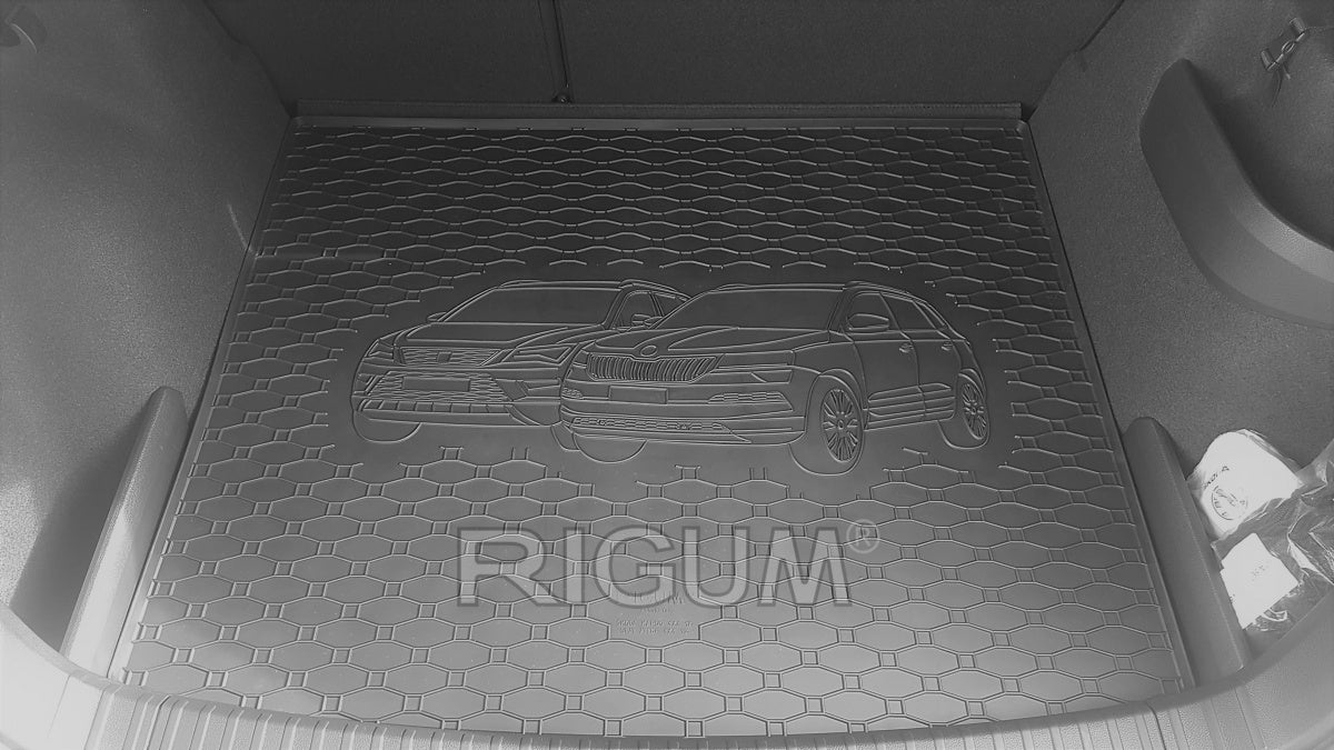 Rigum bagasjeromsmatte til Skoda Karoq – olje- og bensinbestandig