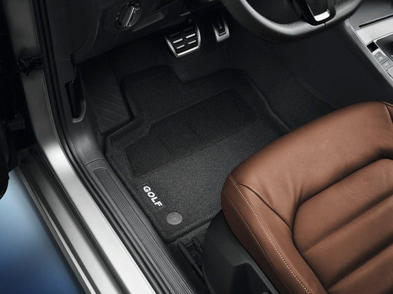 VAG OEM stoffmatter til Vw Golf Sportsvan – stoff i satin svart
