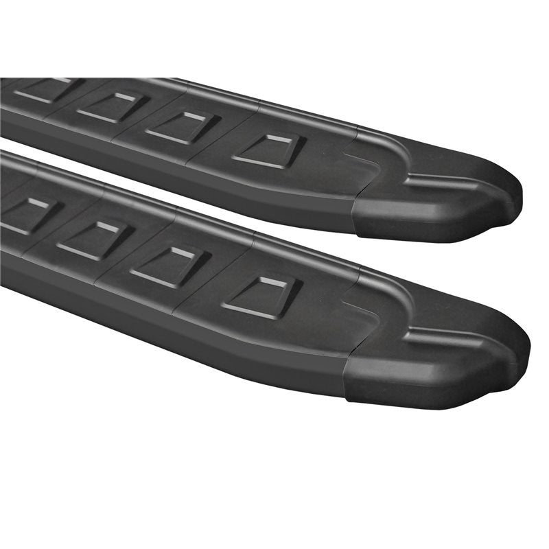 Stigtrinn ARP til Mitsubishi L200 2006-2015 i svart matt aluminium og ABS, enkel montering