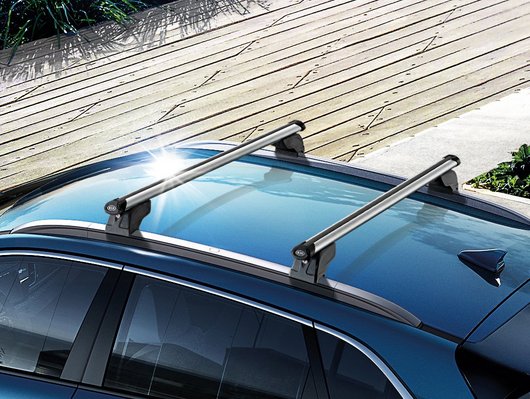 Takstativ OEM til Kia Niro I med aluminium og flushrails for enkel montering