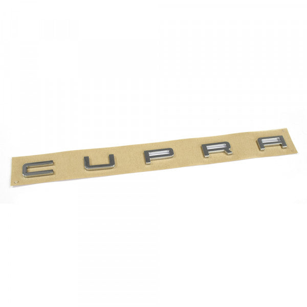 Emblem Seat Cupra Chrome - sett forfra