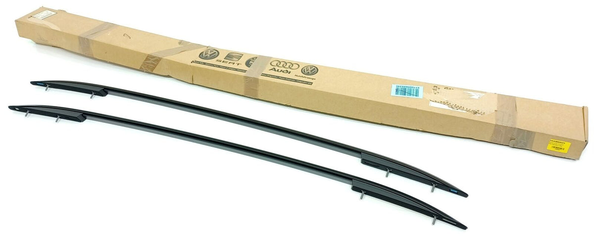 Takrails OEM til Vw Tiguan II 2016-2024 i matt svart aluminium for sikker lasttransport