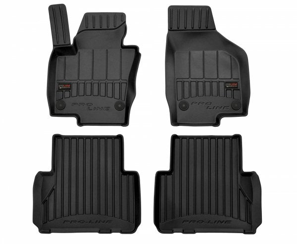 Frogum 3D Premium gulvmatter til Seat Alhambra II (2010-2020) – svart TPE med 60mm sidekant, sett med 4 stk.