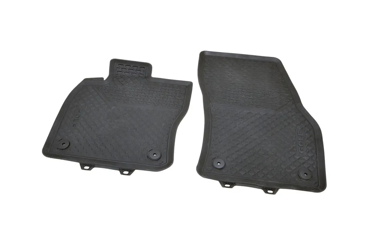 Gulvmatter Vw Golf Sportsvan (2014-2020) – HDTE - High-density Termoplast-elastomer | VAG OEM - nærbilde