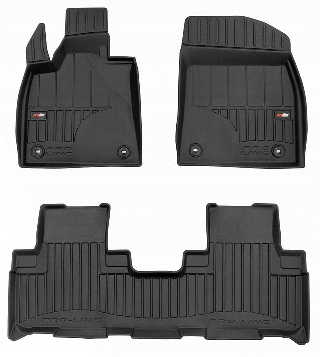 Frogum 3D Premium TPE-gulvmatter til Lexus RX IV (2015-2022) – svarte, vanntette allværsmatter med 60 mm sidekant