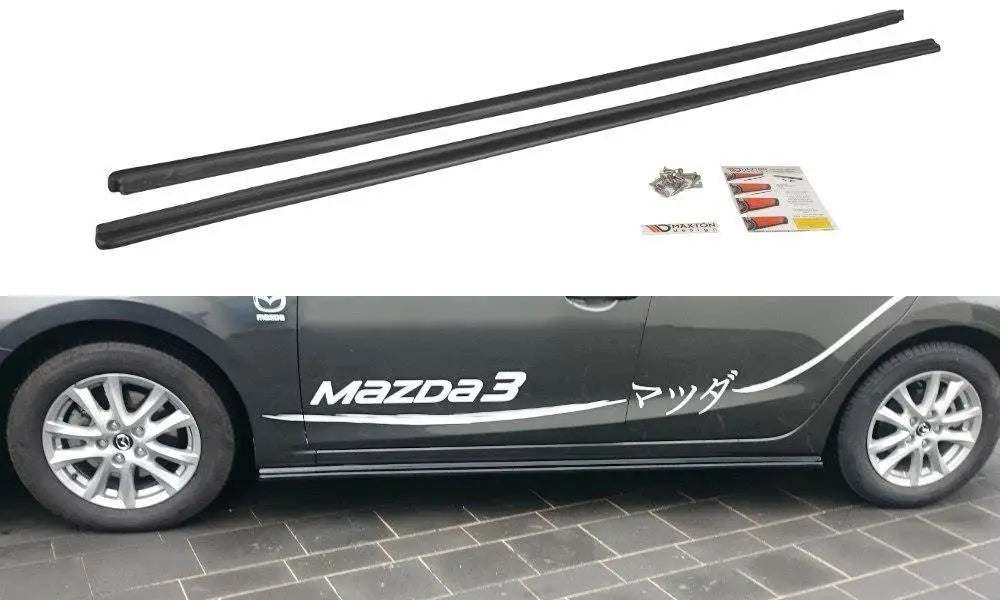 Sideskjørt diffusers Mazda 3 Bm (Mk3) Facelift | Nomax.no🥇