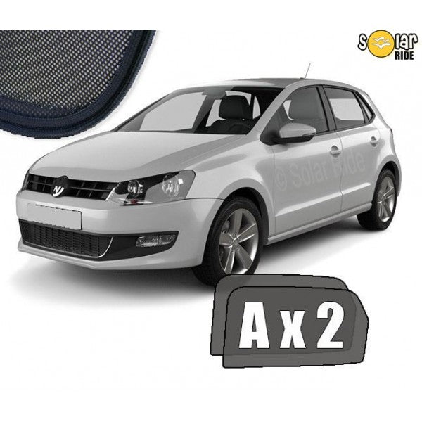 Sr solskjerm i akryl til Vw Polo V hatchback 2009-2017, vindavviser og regnbeskyttelse