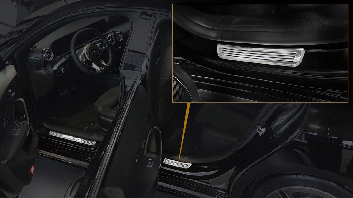 Avisa dørbeskytter til Mercedes CLA II Shoting Brake X118 – sølv Silver Mirror