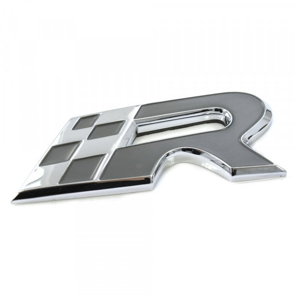 Emblem/logo til Cupra R Chrome / / Galena i Satin Black utførelse, perfekt for bakluke