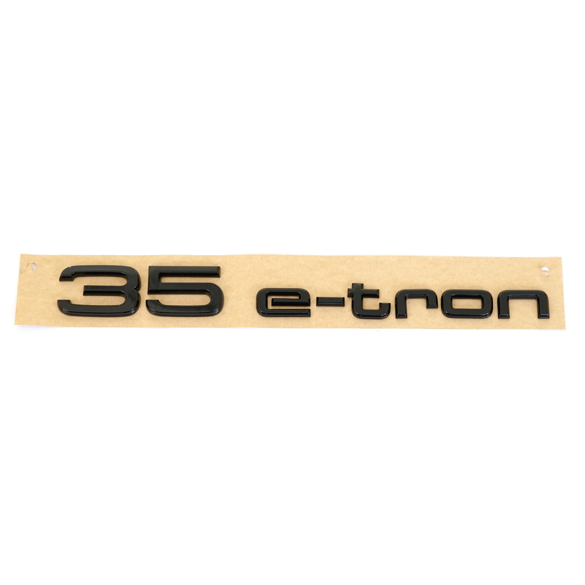 Emblem/logo til Audi 35 e-tron Black Glossy i svart blank finish for bakluke