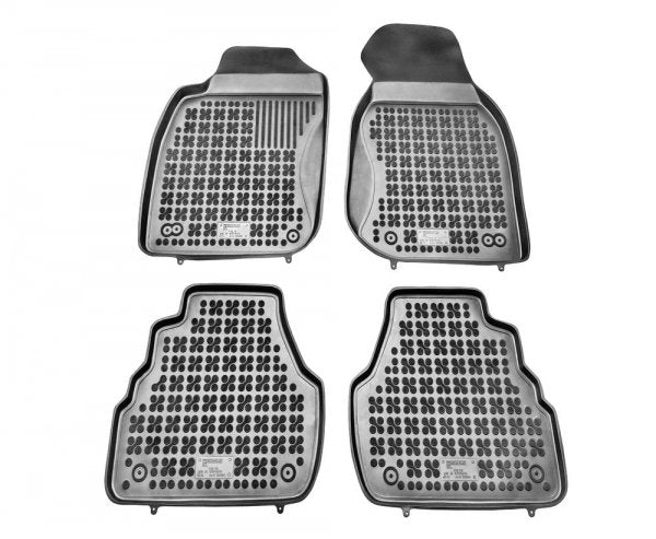 Rezaw-Plast gummimatter til Audi A6 C5 (1997–2004) med 30 mm høykant – 4-delers sett, svart
