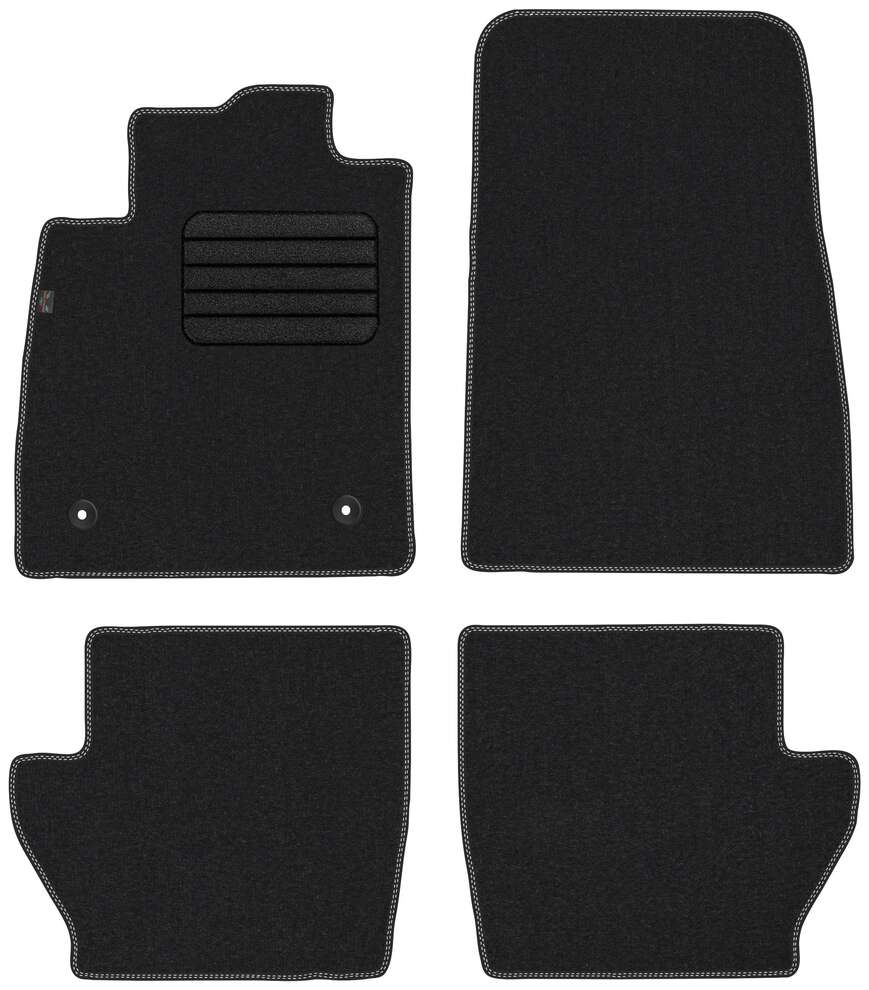 Unknown stoffmatter til Ford Fiesta Mk7 – premium velour tekstil