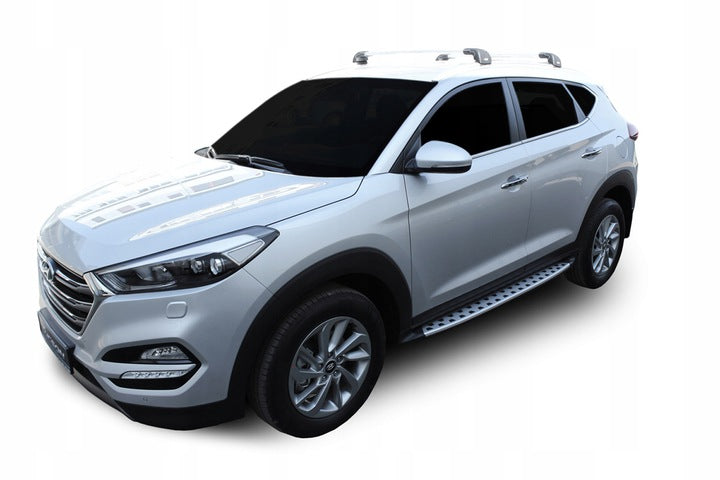 Stigtrinn Scoutt til Hyundai Tuscon 2015-2020 i aluminium og ABS med monteringssett