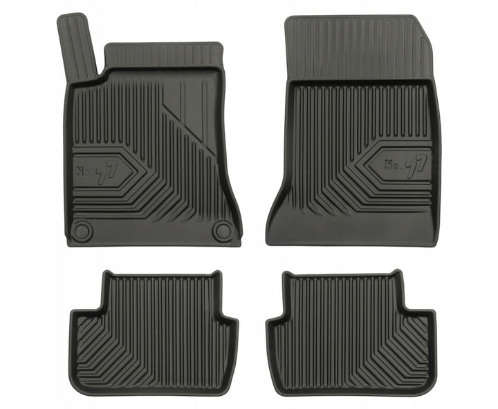 Frogum 3D Premium gulvmatter til Mercedes B-Klasse II (2011-2018) – svart TPE med 40 mm sidekant