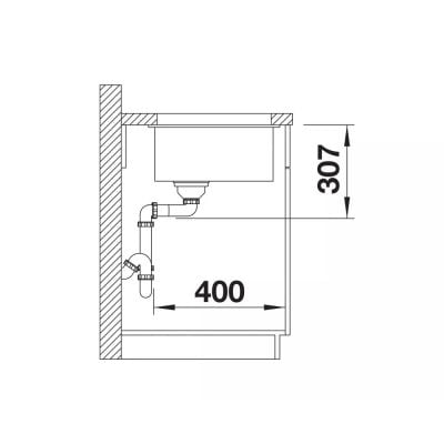 Måltegning Blanco Subline 500-U – mål 530x460 mm