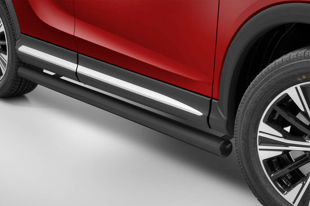 Stigtrinn Steeler til Mitsubishi Eclipse Cross 2017 og nyere, lakkert svart, rustfritt stål, enkel montering uten boring