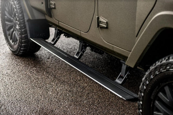 Stigtrinn Ventshield til Jeep Wrangler JK 2006-2018 i aluminium og ABS med enkel montering