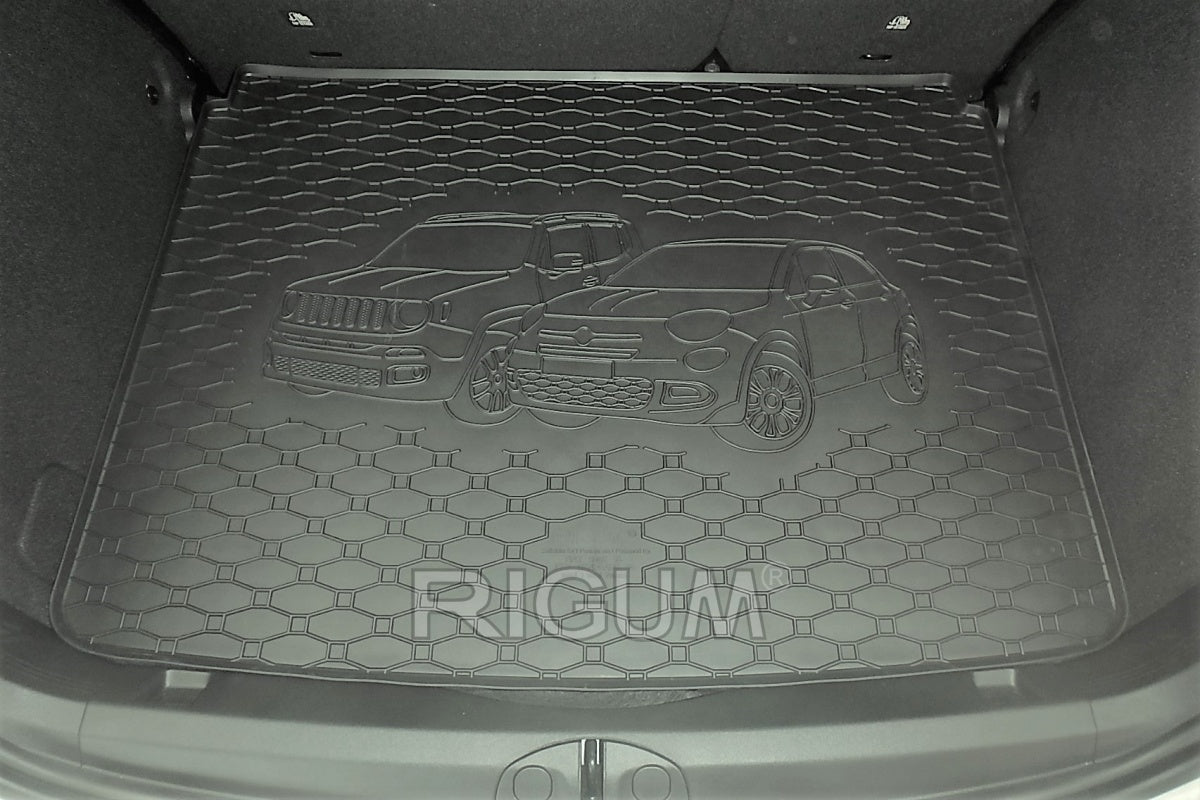 Rigum bagasjeromsmatte til Jeep Renegade – 10 mm sidekant