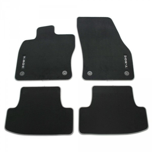 VAG OEM stoffmatter til Vw T-Roc Cabrio – satin svart farge
