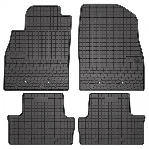 Frogum gummimatter til Opel Ampera (2012-2014) – svart-anthracite, sett med 4, TÜV-godkjent