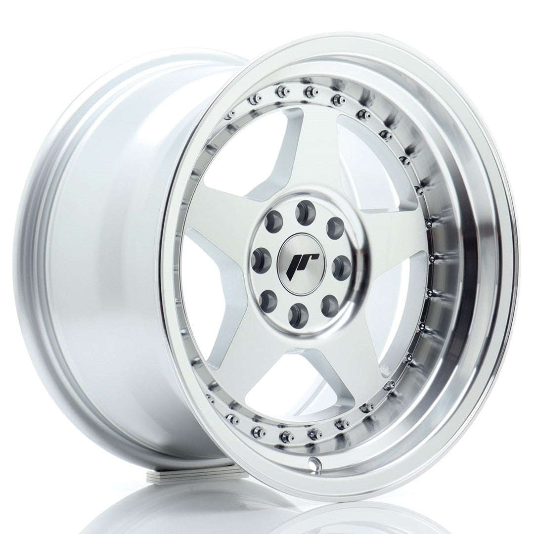 Felg JR Wheels JR6 16x9" Silver – sett forfra